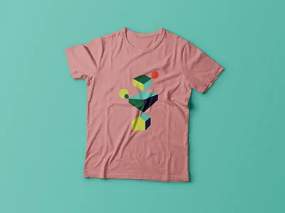 Geo Illo 01: T-shirts abstract building colourful geode geometric geometry growth house house illustration houses illustration t shirt