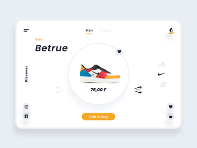 Nike E - Commere App app app design branding cart clean design e commerce app e commerce shop ecommerce minimal nike nike air max popular shot product shoe shop shopping talavadze ui ux