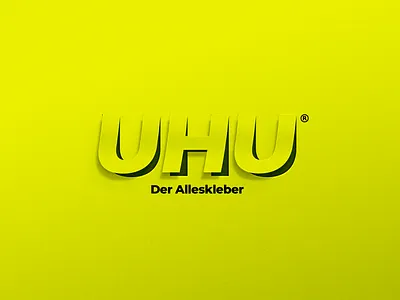 UHU 🍯 3d adobe illustrator advertise advertisement advertising advertising flyer art direction artwork branding creation design director directory illustration logo typography vector