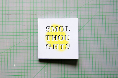 smolthoughts book design indesign