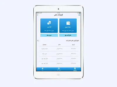 Financial reports branding coins interface minimal persian ui responsive design ui uidesign uiux ux طراحی رابط کاربری