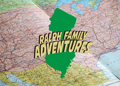 Ralph Family Adventures Logo Design adobe illustrator branding design family adventures graphic design hiking illustration logo logodesign maps outdoors social media design typography vector