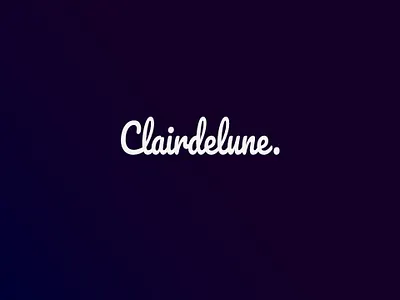 Clairdelune branding design