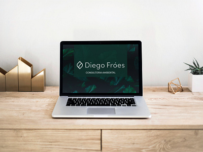 Diego Fróes Consultoria Ambiental branding consultant design enviroment green leaf logo logotype stationery visual identity