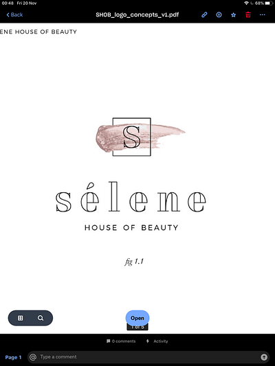 Selene logo concept branding concepts logo logo design