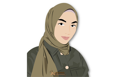 Citra Kirana branding design flat icon illustration illustrator muslimah vector woman woman illustration