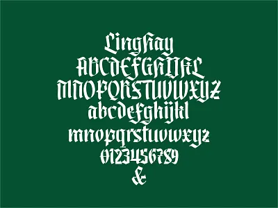 LingHay Modern Vintage Blackletter Font 80s blackletter bold bold font character font font design glyphs gothic handdrawn kerning letters modern nature product tropic tropical typeface typogaphy vintage