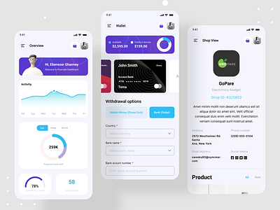 Powrsale - Sales Management Web Application | Mobile App app app dashboard dashboad dashboard app devignedge management management app management system mobile mobile app mobile app design sales sales dashboard sales page shop app shopping app ui design uidesign wallet wallet app