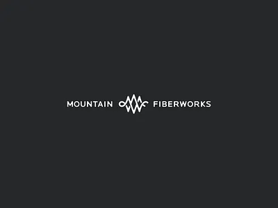 Mountain Fiberworks branding icon indentity logo logotype mark