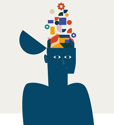 Mental Models editorial illustration newsletter illustration