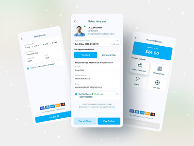 Medihelp || All in One anupdeb creative medical app medihelp minimal minimal design mobile mobile app mobile app design mobile ui modern payment payment method typography ui ux