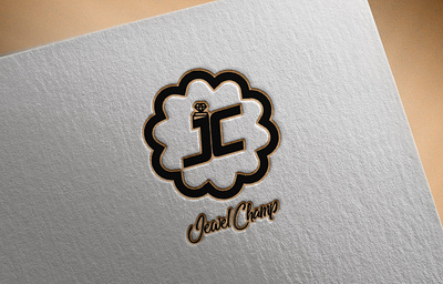 Jewel Champ branding illustration logo typography