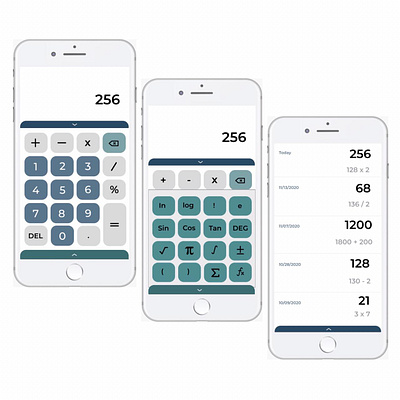 Calculator app branding design icon illustration illustrator minimal typography ui ux