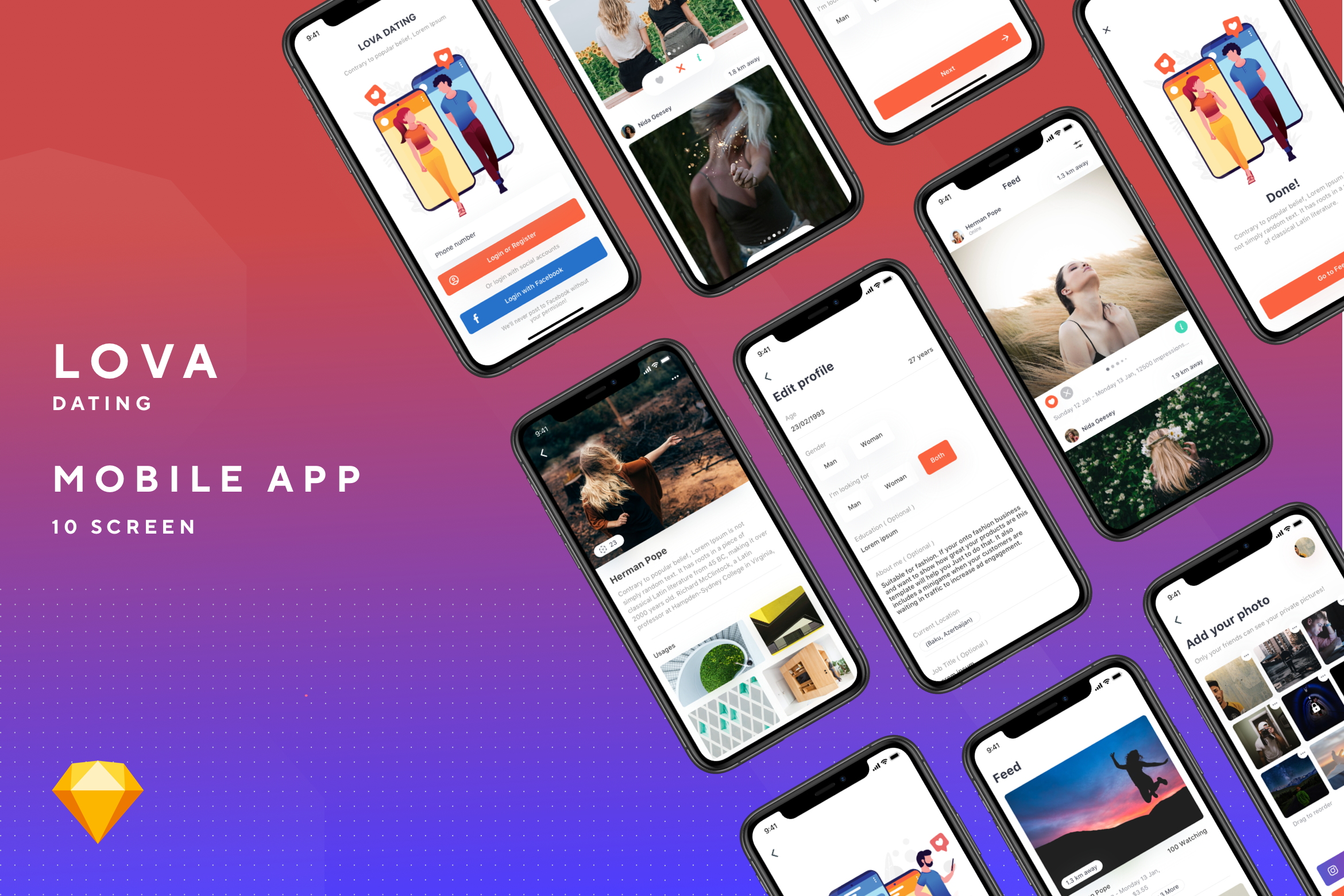 Lova - Dating Mobile App datig dating dating app dating logo dating website datingapp love lovecraft lovely lover lovers