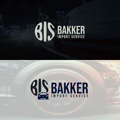 Bakker Import Company Logo By Muhtasim Omi brand identity branding business logo car design flat illustration import import company logo logo design minimal