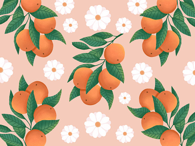 Oranges branding design digital art digital illustration illustration illustration art pattern pattern art pattern design vector vector art vector illustration