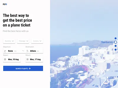 Flyo Hero Section hero section web design
