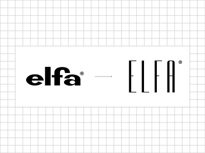 Elfa | Logo redesign concept design elfa logo sweden typography wordmark