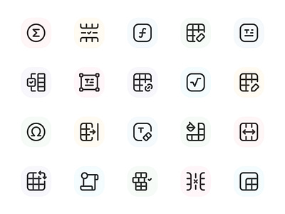 Myicons✨ — Table, Edit vector line icons pack essential icons icon design icon pack icons icons design icons pack interface icons line icons sketch sketch icons ui ui design ui designer ui icons ui kit ui pack ui set web design web designer web ui