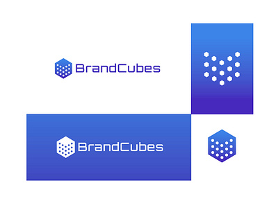 BrandCubes Logo brand brand cubes brand identity brand logo brandcubes brandcubes logo branding corporate logo creative logo cube cube logo cubes design agency logo design studio gradient logo hexagon hexagon logo logo logo design logodesign