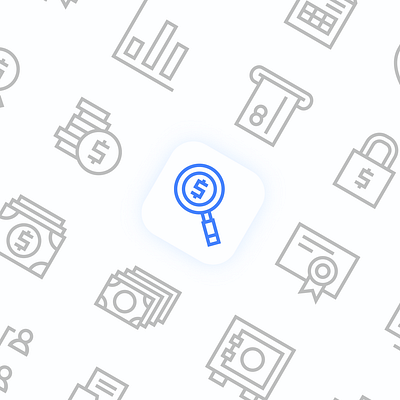 Finance Icon design finance icon logo set