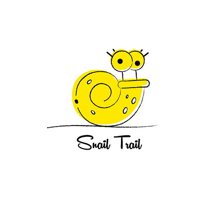 Snail Trail adobe illustrator cartoon drawing funny illustration logo pentool vector