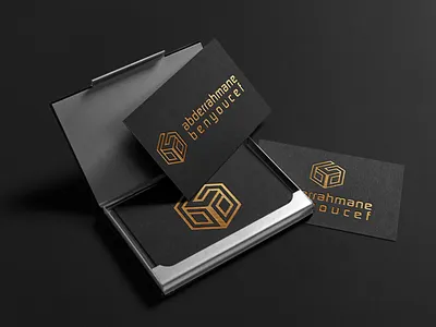 A b logo 3d box branding logo logo design logodesign mockup