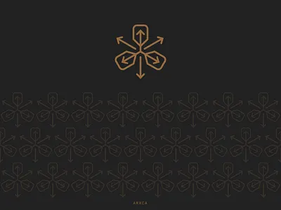 ARXCA brand identity branding clean design flat logo logomark minimal ux vector