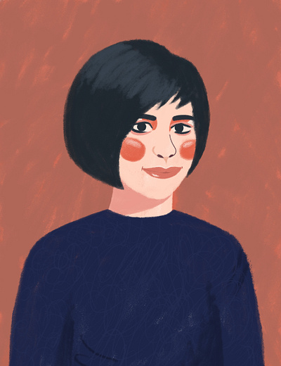 Mother adobe photoshop art character digital art digital illustration drawing happy illustration mother portrait portrait art woman
