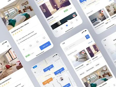 Booking hotel app app clean ui design hotel hotel app hotel booking minimal simple design travel ui uidesign uiux ux