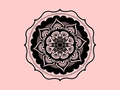 Soft pink mandala digital art digitaldrawing mandala mandala art mandala design mandalaart mandaladrawing mandalalove mandalas mandalatherapy mandalaworld