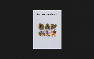 Danger | The New York Times Magazine Cover art direction artisanal character cover craft creative direction danger editorial fire font graphic design handmade handmadefont letter lettering magazine magazine cover photography the new york times typography