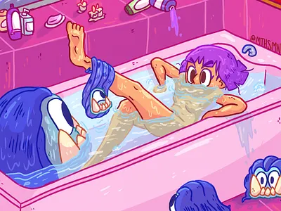 BATH artwork illustraion illustration art