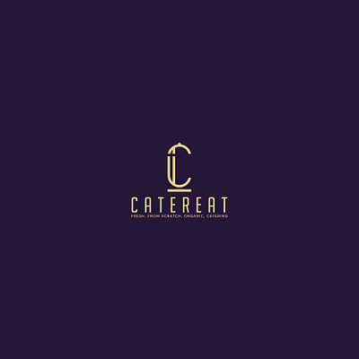 CATEREAT brand design brand identity branding catering logo food logo logo identity logo inspiration logodesign restaurant logo vector