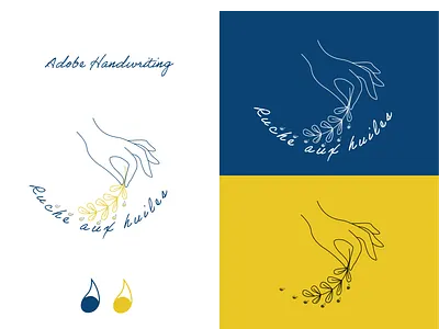 Logo Ruche aux huiles branding icon logo website