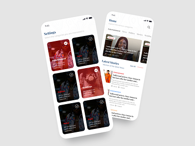 News APP mobile mobile app design mobile ui news app newsfeed