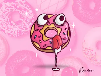 #donut #wonut #puchee donut donuts illustraion wonut
