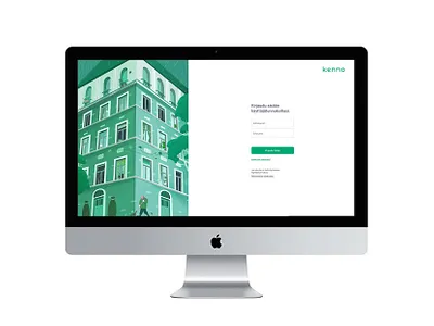 Illustration for Login View color design digitalart finland finnish form illustration login login design login form login page pattern registration ui