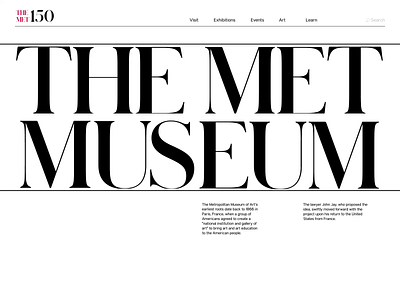 The Met Museum animation app branding design minimal photoshop typography ui ux web website