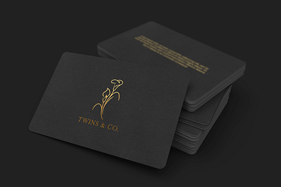 Twins & Co. | Card Design artworks branding custom design designing graphic graphic designing illustration logo marketing