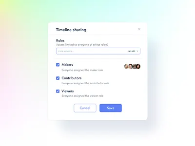 Modal window app clean design interface minimal modal window muzli product ui ux