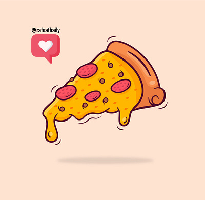 Pizza illustration design illustration illustrator vector