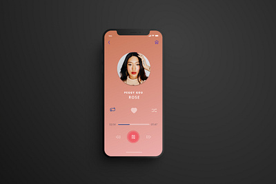 Daily UI 009 - Music Player dailyui dailyui009 dailyuichallenge design music app music player ui uiux ux