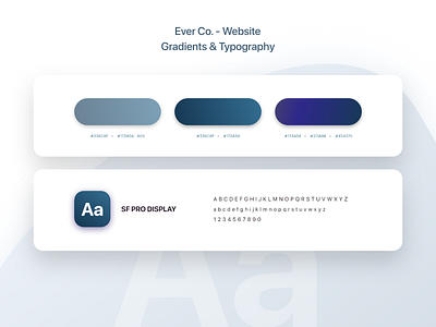 Ever Co. - Website - UX/UI Design & Prototype design gradient gradient color gradients typography ui ui design uidesign