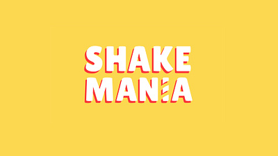 Shake Mania | Logo | Branding beatiful bold design bold logo branding design canudo creative energetic fun design ice cream ice cream design ice cream logo ice cream shop ice cream shop design ice cream shop logo milk shake milk shake design simple logo simple logo design sorvete straw logo