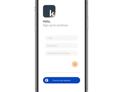 Sign Up Screen app design design mobile app mobile design signup ui ux