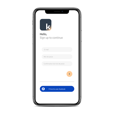 Sign Up Screen app design design mobile app mobile design signup ui ux