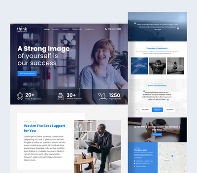 Mental Health Expert design doctor health healthcare mentalhealth mind minimalist ui uidesign uiux website concept website design websites webui webuiuxdesign webux