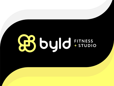 BYLD Fitness + Studio athletic athletic branding branding building cardio cycling fitness club fitness logo flat design geometric grow gym gym logo minimal personal training progress training weightlifting workout workout logo