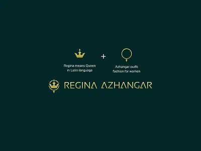 Logo Design - Regina Azhangar brand branding jewellery logo logo design minimal typography